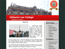 Tablet Screenshot of hlc.hitkarini.com